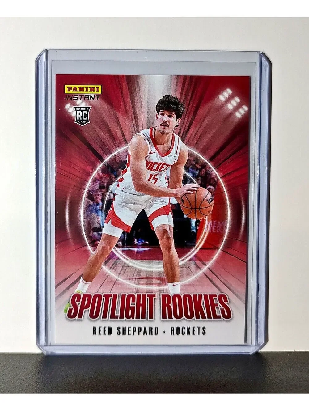 Reed Sheppard Rookie 2024-25 Panini Spotlight Rookies NBA #3 Rockets 1 of 170